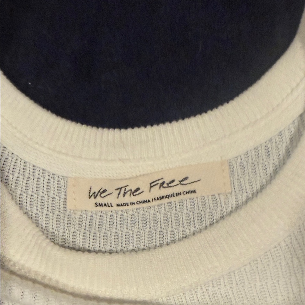 We The Free White Textured Knit Top - Picture 2 of 4